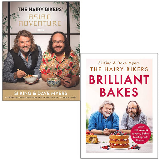 The Hairy Bikers Collection 2 Books Set (Asian Adventure and Brilliant Bakes) - The Book Bundle