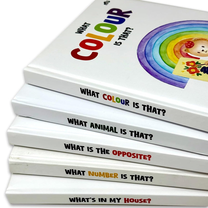 My First Learning 5 Books Collection Set by Moonstone, Colours - Ages 0–2 - Board Book