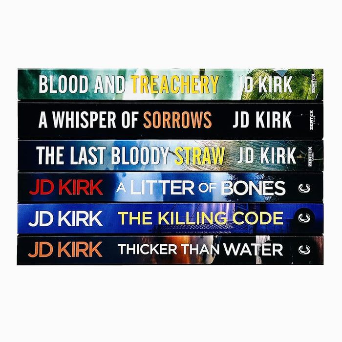 DCI Logan Crime Thrillers 1-12 Books Collection Set By JD Kirk - The Book Bundle