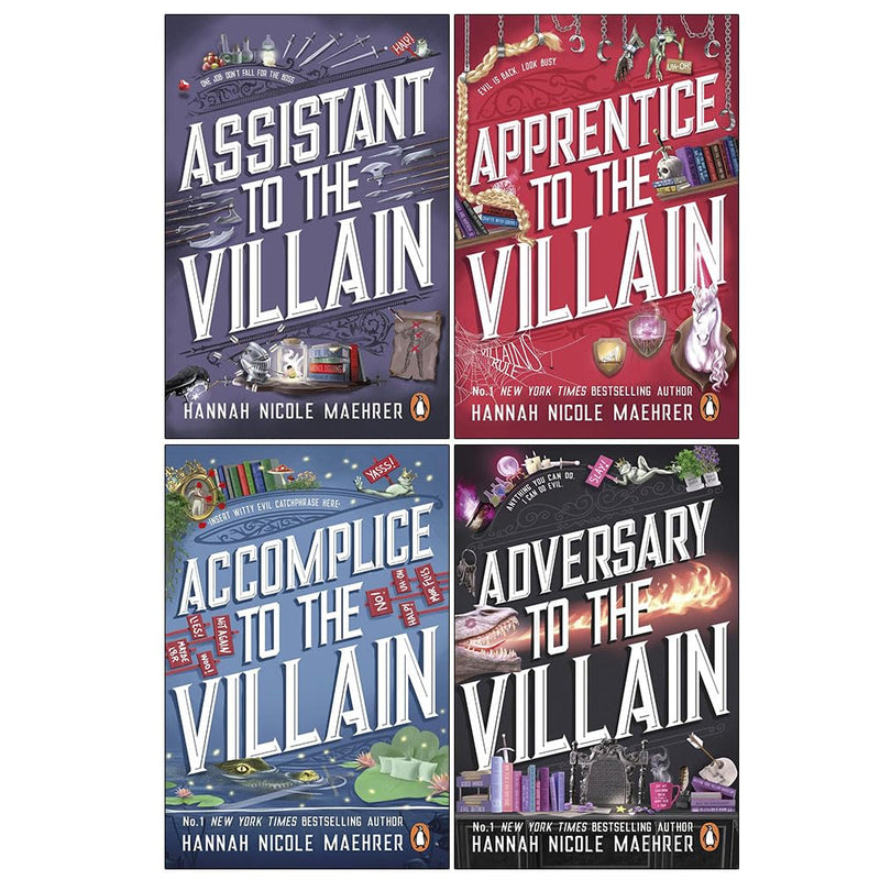 Assistant And The Villain 4 Books Collection Set By Hannah Nicole Maehrer - Fiction - Paperback