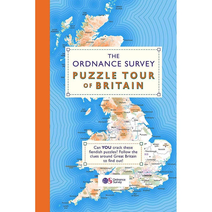 The Ordnance Survey Puzzle Book Collection 2 Books Set by Dr Gareth Moore (Puzzle Tour of Britain) - The Book Bundle
