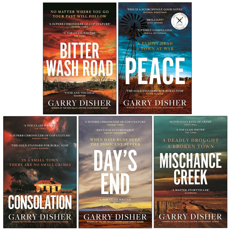 The Paul Hirsch Mysteries 5 Books Collection Set by Garry Disher - Fiction - Paperback