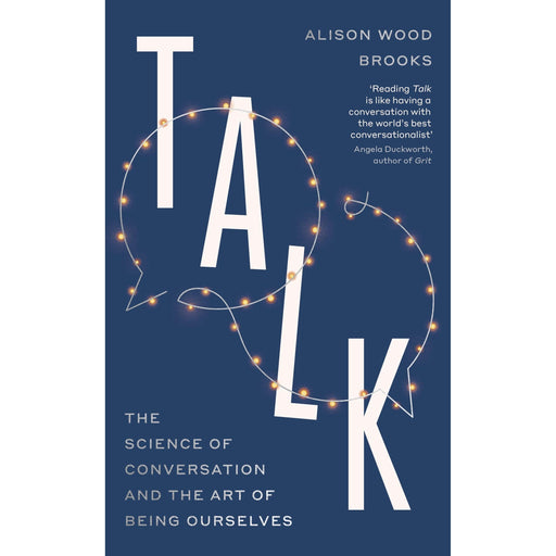 Paperback book titled "Talk" by Alison Wood Brooks, featuring a cover with a minimalist design and the Penguin Life branding.
