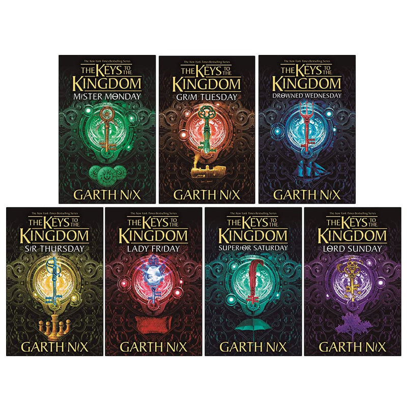 The Keys to the Kingdom Complete Series Books 1 - 7 Collection Set by Garth Nix - The Book Bundle
