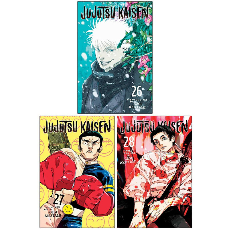 Jujutsu Kaisen Vol 26-28: 3 Books Collection Set by Gege Akutami - The Book Bundle