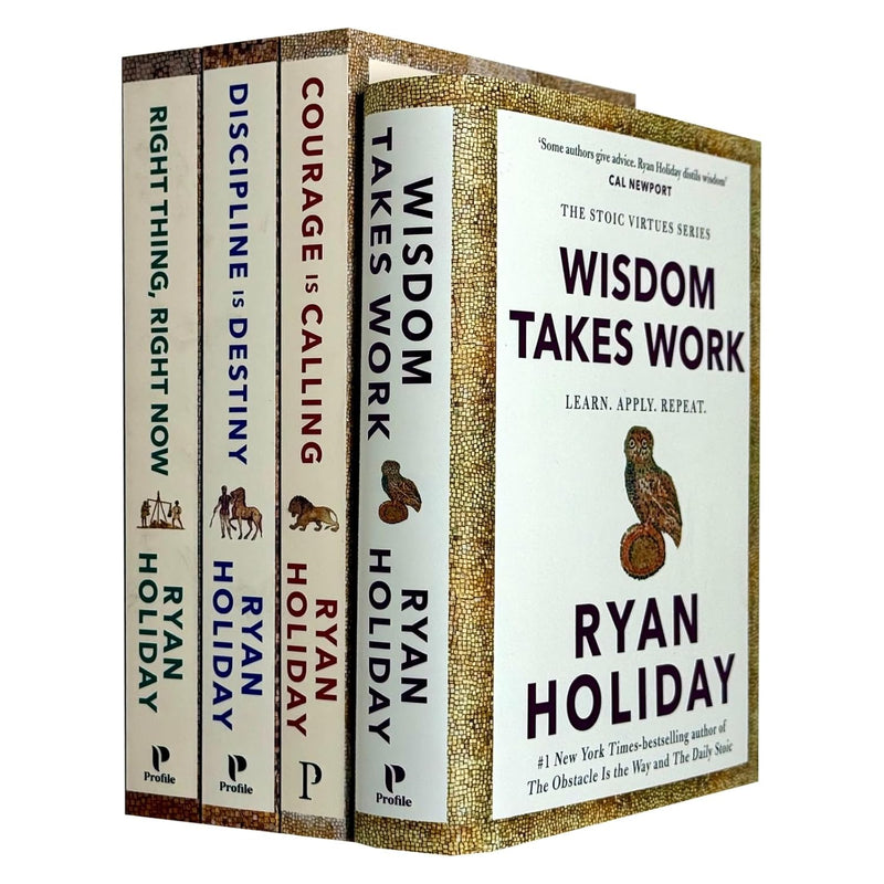The Stoic Virtues Series 4 Books Collection Set by Ryan Holiday - Non Fiction - Paperback