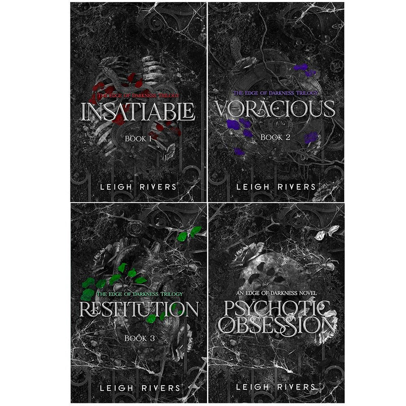 Edge Of Darkness Series 4 Books Collection Set By Leigh Rivers - Fiction - Paperback