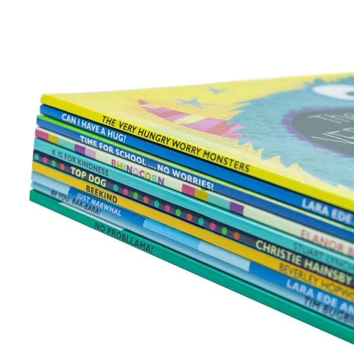 The Very Hungry Worry monster Behaviour & Emotions library 10 books set - The Book Bundle