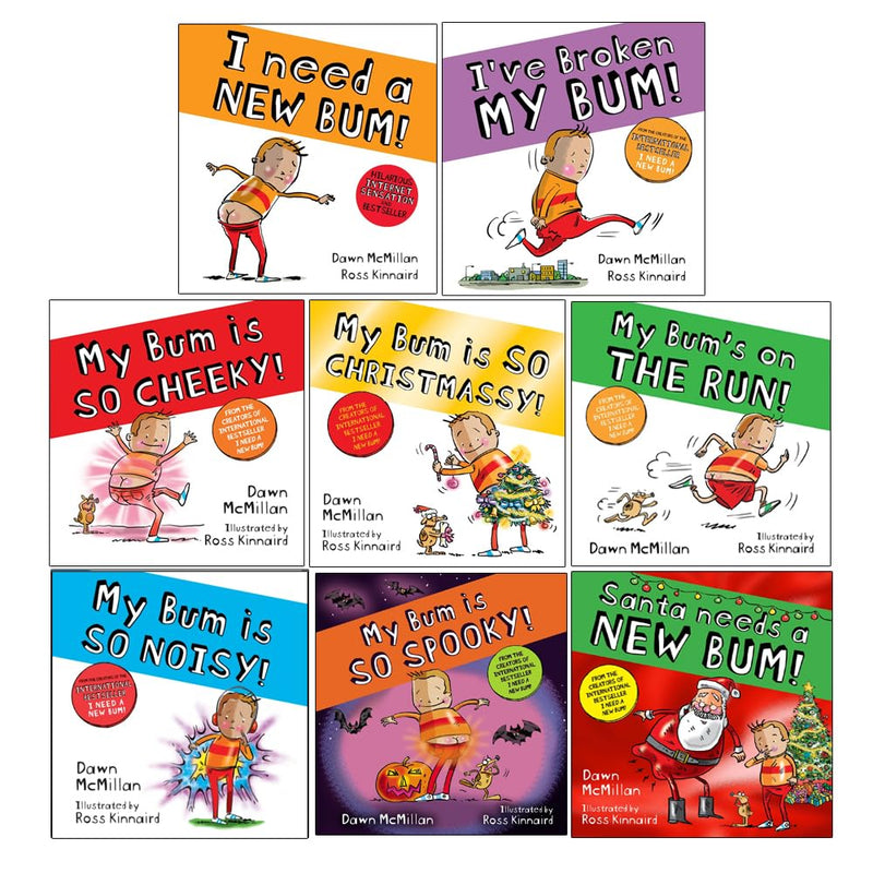 New Bum Series 8 Books Collection Set by Dawn McMillan - Fiction -Paperback