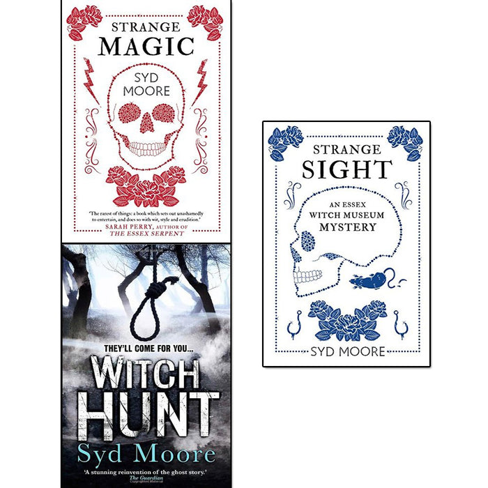 syd moore collection 3 books set (strange magic: an essex witch museum mystery, witch hunt, strange sight: an essex witch museum mystery) - The Book Bundle