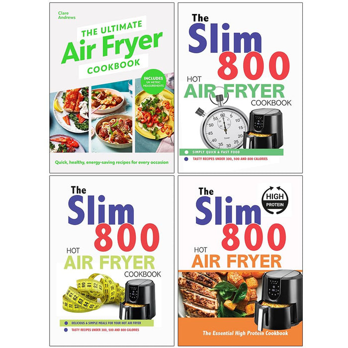 The Ultimate Air , The Slim 800,  Hot Air Fryer , The Essential High 4 Books Set - The Book Bundle