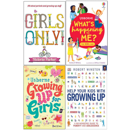 Help Your Kids, Girls Only!, What's Happening To Me? The Girl One, Growing Up 4 Books Collection Set - The Book Bundle