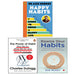The Power of Habit, Happy Habits, Rewire Your Habits 3 Books Collection Set - The Book Bundle