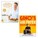Gino D'Acampo  2 Books Set (Gino's Healthy Italian for Less, Gino's Air Fryer Cookbook) (HB) - The Book Bundle