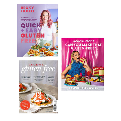 Can You Make That Gluten-Free? (HB), Gorgeous Food Gluten Free , Quick and Easy Gluten Free (HB) 3 Books Set - The Book Bundle