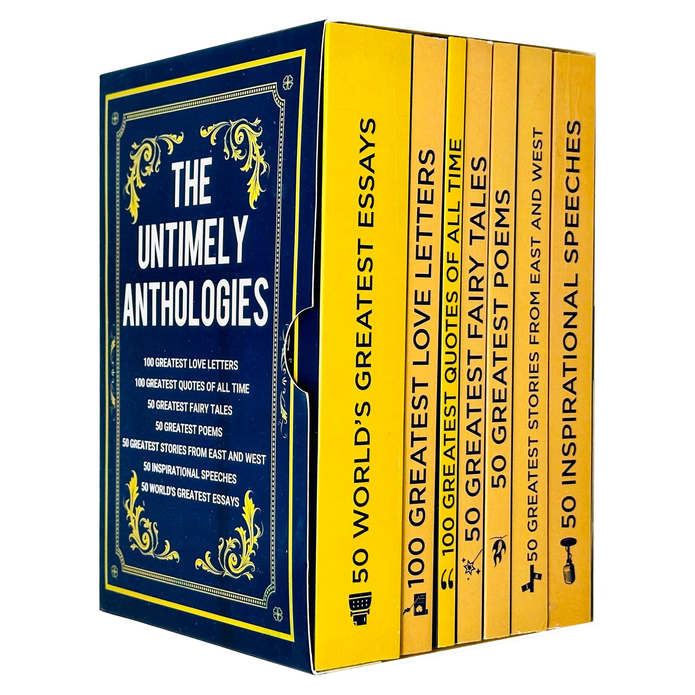 The Untimely Anthologies 7 Books Collection Set (50 World's Greatest E ...