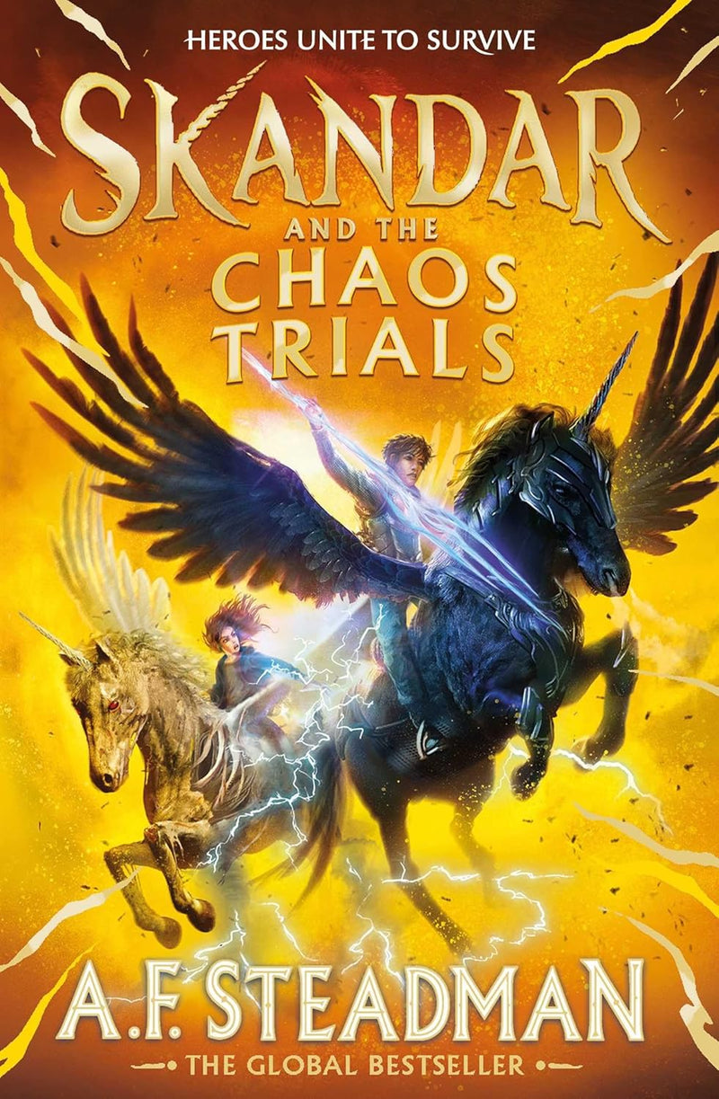 Skandar And The Chaos Trials By A.F. Steadman - Young Adult Fantasy Novel - Hardcover