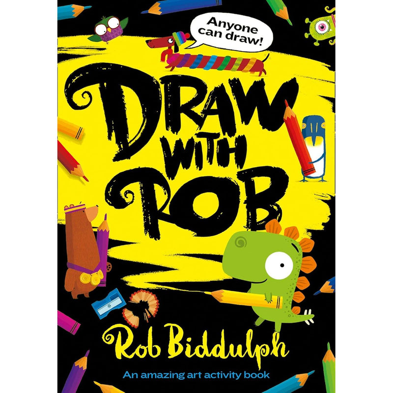 Draw With Rob by Rob Biddulph 4 Books Collection Set - Ages 3–7 - Paperback - The Book Bundle