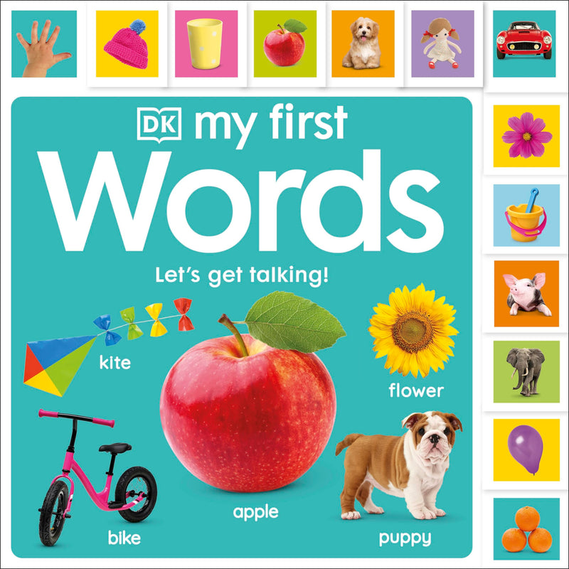 My First Words: Let's Get Talking (My First Tabbed Board Book) - Ages 0-2 - Board Book