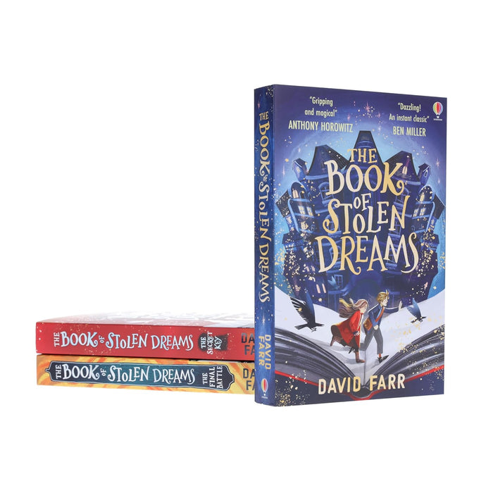 The Stolen Dreams Adventures 3 Books Collection Set by David Farr (The Book of Stolen Dreams, The Secret Key & The Final Battle) - The Book Bundle