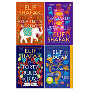 Elif Shafak 4 Books Collection Set (The Architects Apprentice, The Island of Missing Trees, The Forty Rules of Love and The Bastard of Istanbul) - The Book Bundle