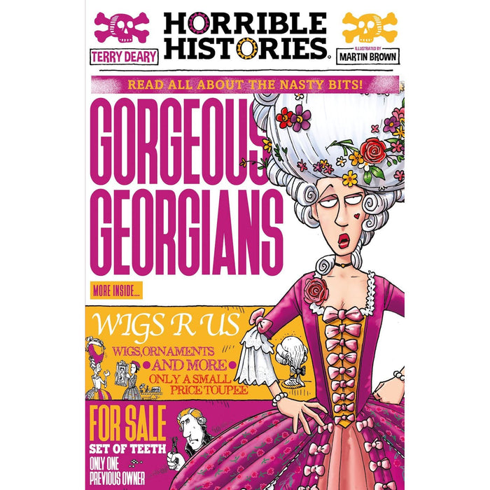 Gorgeous Georgians (newspaper edition) (Horrible Histories) by Terry Deary - The Book Bundle