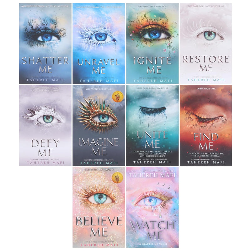 Shatter Me Series 10 Books Collection Set By Tahereh Mafi - Young Adult - Paperback