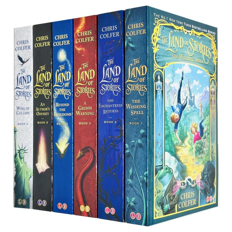 Chris Colfer the land of stories Series Books 1-6 Complete Collection Set - The Book Bundle