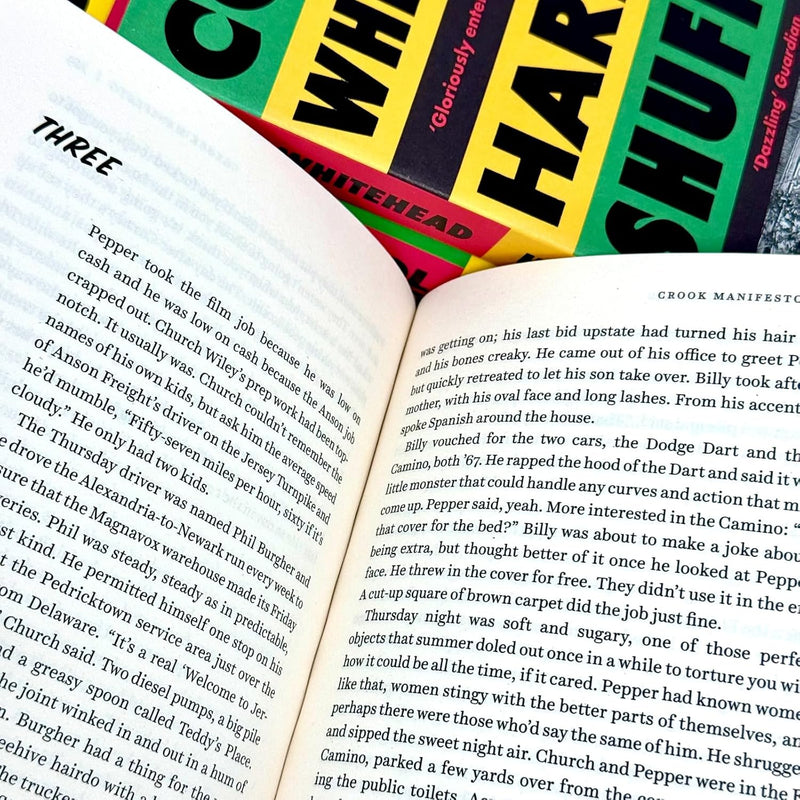 Harlem Shuffle, Crook Manifesto, & Cool Machine 3 Books Collection Set by Colson Whitehead - Fiction - Mixed Format