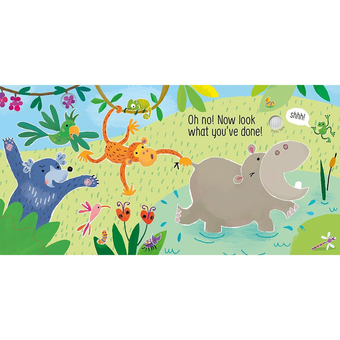 Don't Tickle the Hippo! (DON'T TICKLE Touchy Feely Sound Books) - The Book Bundle