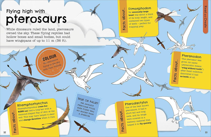 The Fact-Packed Activity Book: Dinosaurs - Fiction - Educational Activity Book For Curious Young Readers