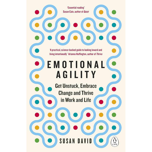 Paperback of "Emotional Agility" by Susan David, a non-fiction book on embracing change and thriving in work and life.