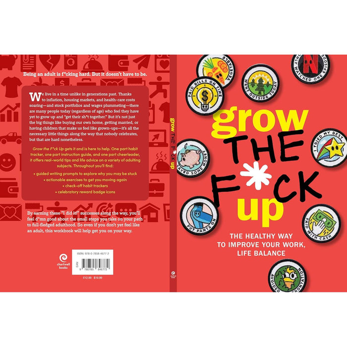 Grow the F*ck Up: Healthy Way to Improve Your Work, Life by Chartwell Books Paperback - The Book Bundle