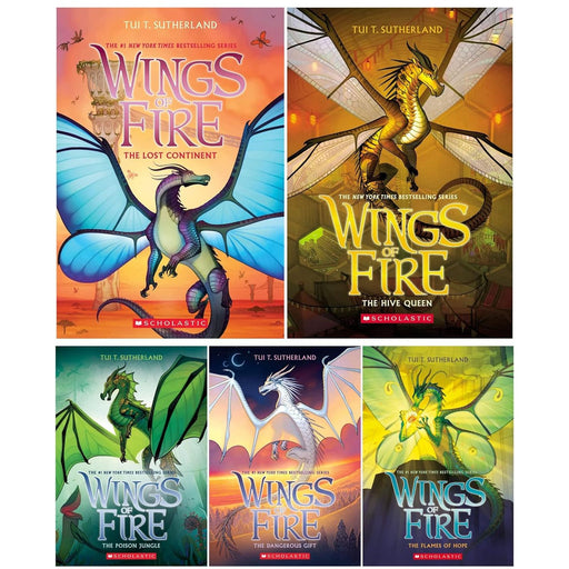Wings of Fire Series 5 Books Set (Book 11 - Book 15) - The Book Bundle