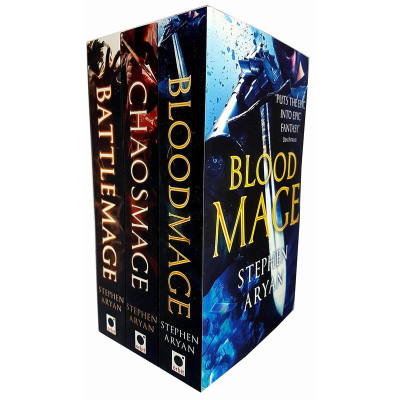 Age of Darkness Trilogy book set by Stephen Aryan featuring three paperback fantasy novels in a collection.