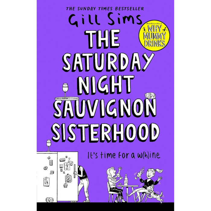 The Saturday Night Sauvignon Sisterhood by Gill Sims Paperback - The Book Bundle