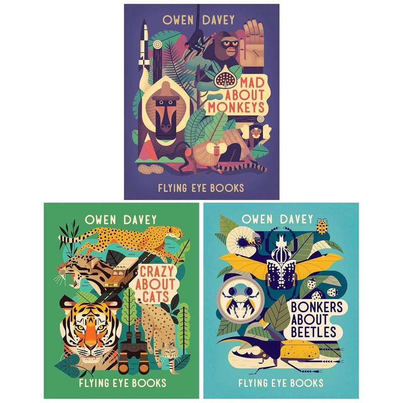 About Animals Series 3 Books Collection Set by Owen Davey - Non Fiction - Paperback