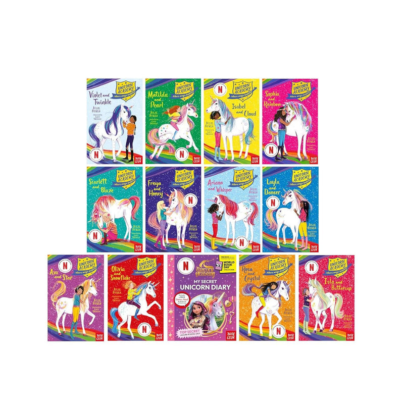 Unicorn Academy Where Magic Happens 13 Books Collection Set by Julie Sykes - The Book Bundle