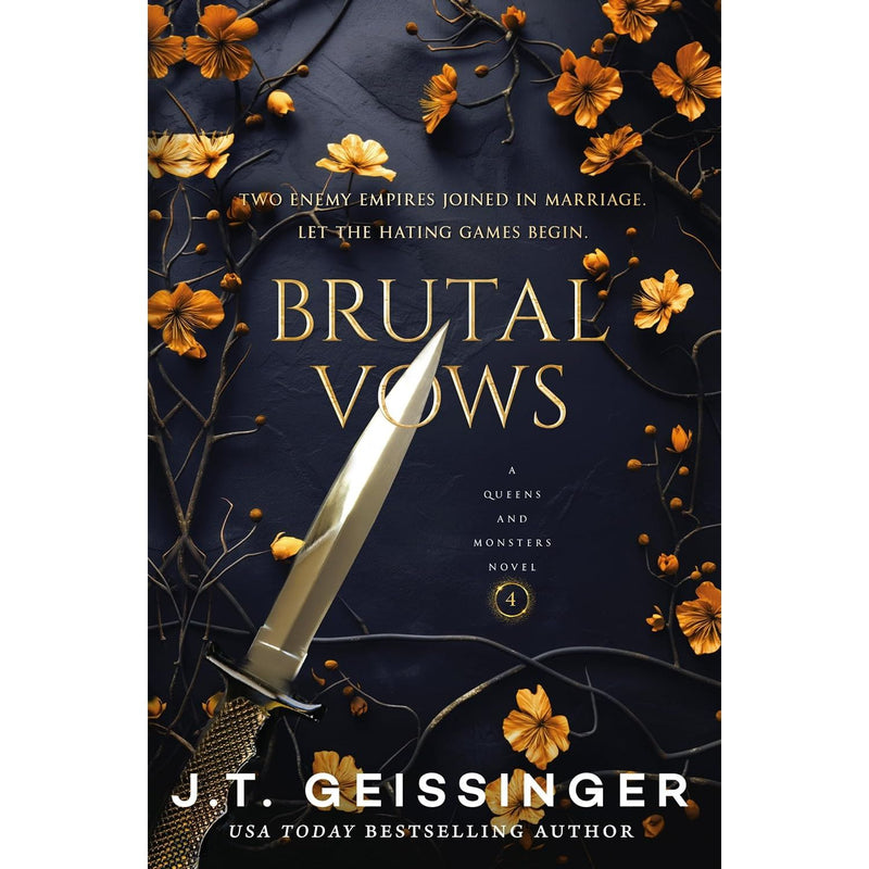 Queens and Monsters Series by J. T. Geissinger 4 Books Collection Set (Ruthless Creatures, Carnal Urges, Savage Hearts and Brutal Vows)