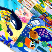 Bizzy Bear: Series 1 Collection 6 Board Books Set by Benji Davies((Train Driver, Aeroplane Pilot, Ship’s Captain, Ambulance Rescue, Recycling Truck & Deep-Sea Diver) - The Book Bundle