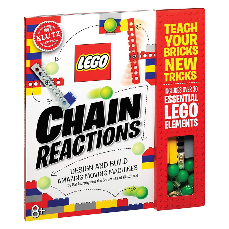LEGO Gadgets (Klutz) & [Spiral-bound] Lego Chain Reactions 2 Books Collection Set - The Book Bundle