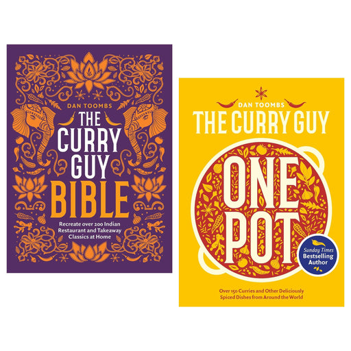 Dan Toombs 2 Books Collection Set (Curry Guy One Pot and The Curry Guy Bible) - The Book Bundle