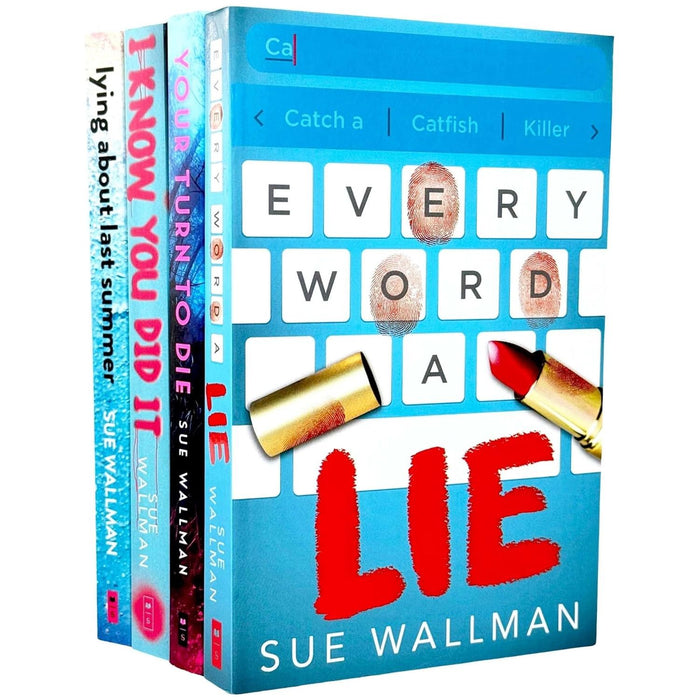 Sue Wallman Collection 4 Books Set (Lying About Last Summer, Your Turn to Die) - The Book Bundle