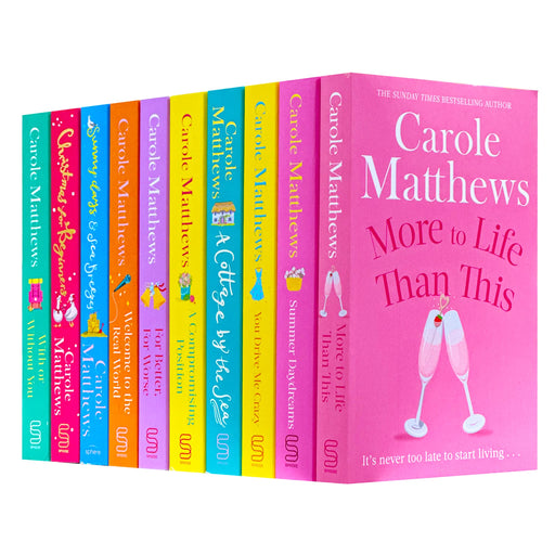 Carole Matthews Humourous Comedy Fiction 10 Books Collection Set (Summer Daydream) - The Book Bundle