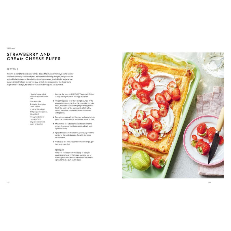 Easy Speedy Vegan: 100 Quick Plant-Based Recipes Hardcover by Katy Beskow (Author) - The Book Bundle