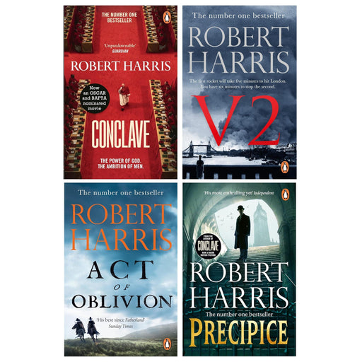 Robert Harris Collection 4 Books Set (Conclave, V2, Act of Oblivion and Precipice) - The Book Bundle