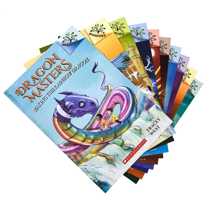 Dragon Masters Series 10-Book Collection Set by Tracey West, Classic Dragon Adventures for Young Readers - Fiction