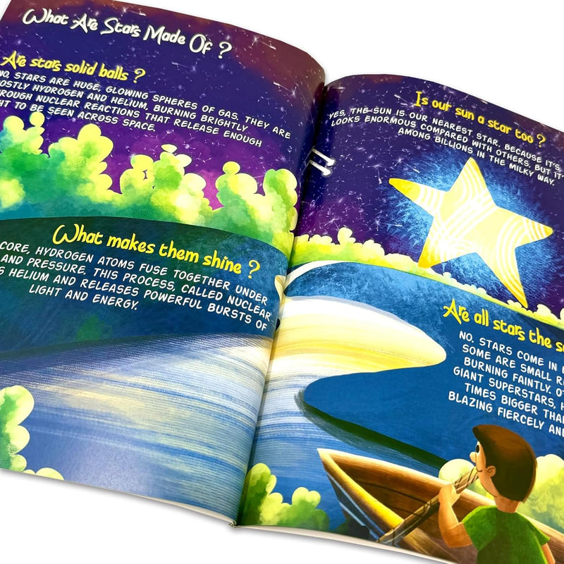 I Wonder Why 4 Books Collection Set Featuring Stars Twinkle - Non Fiction - Paperback