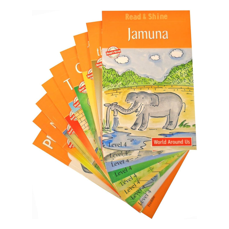 Level 4 Read at home & Shine at School Collection 9 Children Books Set (Phonics Fun) - The Book Bundle