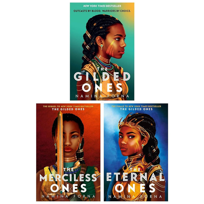 The Gilded Ones Series 3 Books Collection Set By Namina Forna (The Gilded Ones, The Merciless Ones, The Eternal Ones) - The Book Bundle